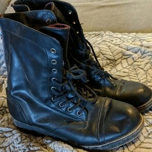Madden Girl Combat Boots